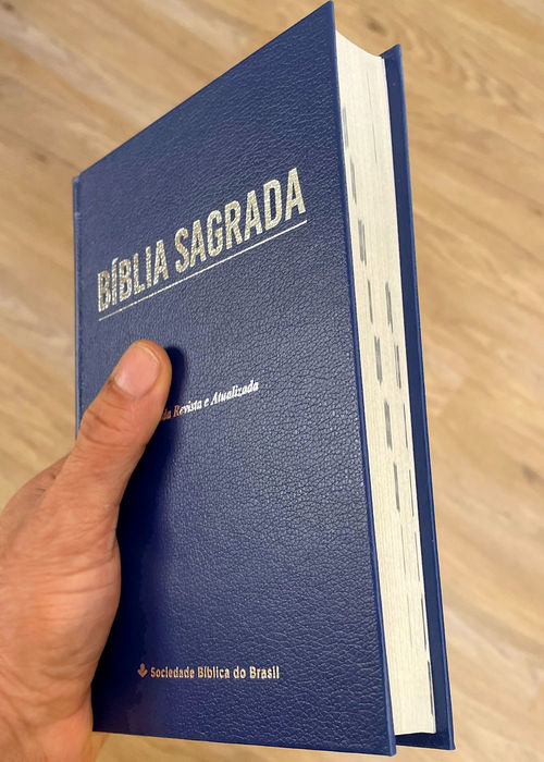Bíblia Sagrada (ARA) Capa Dura Azul