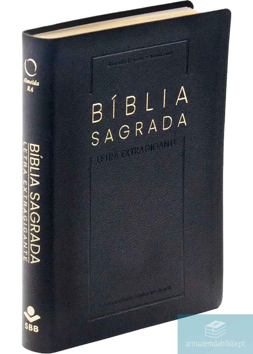 Biblia Sagrada (ARA) Letra Extra Gigante - Preta c/ Indice *Letras Vermelhas Quadro