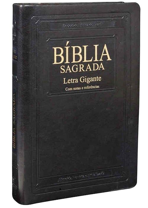 Biblia Sagrada (ARA) Letra Gigante - Preta c/ Notas e Indice