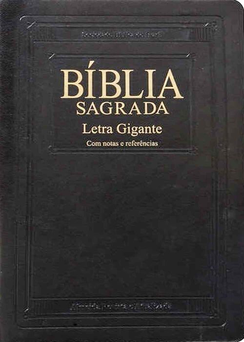 Biblia Sagrada (ARA) Letra Gigante - Preta c/ Notas e Indice