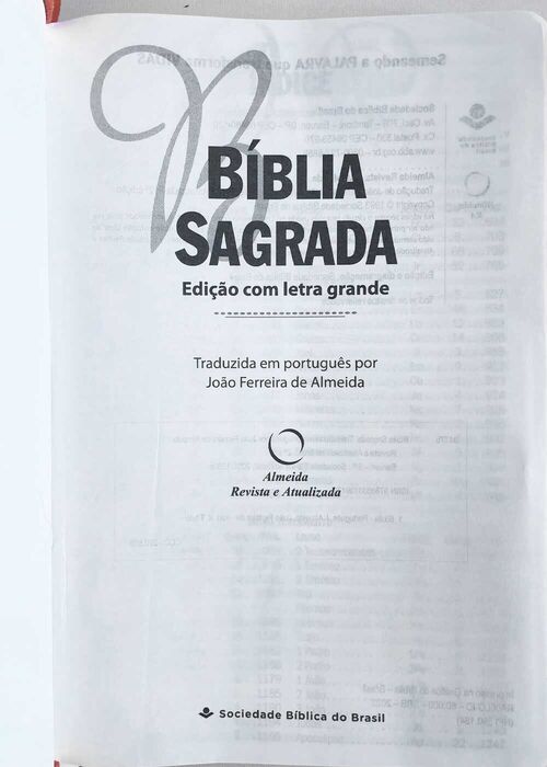 Biblia Sagrada (ARA) Linha Ouro Rosa