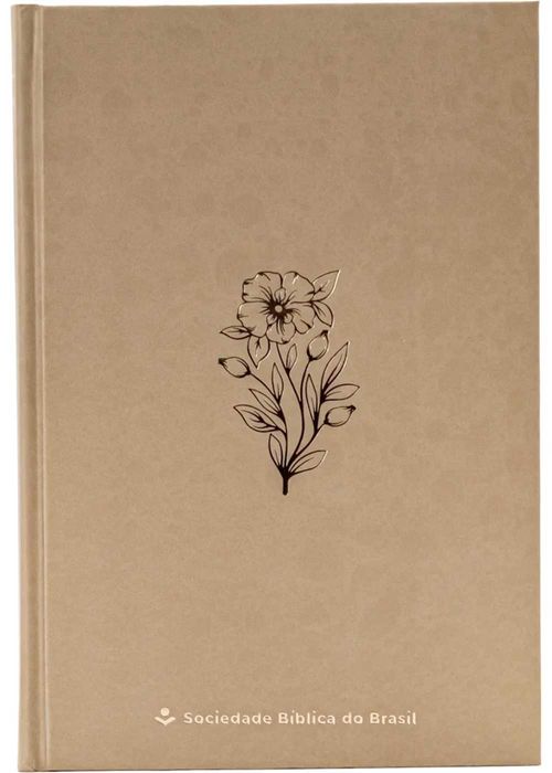 Biblia Sagrada (ARC) Capa Dura Flor Castanho