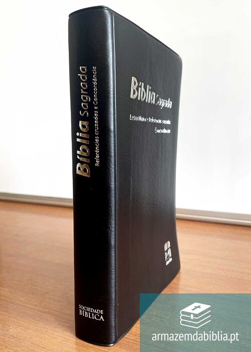 Biblia (ARC - PT) Letra Maior Preta - C/ Ref. Cruzadas e Concordancia