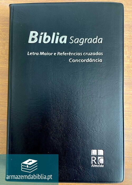 Biblia (ARC - PT) Letra Maior Preta - C/ Ref. Cruzadas e Concordancia