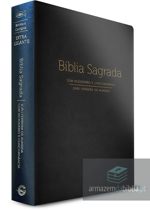 Biblia Sagrada (ARC) Letra Extra Gigante - Preta c/ Dicionario e Concordancia