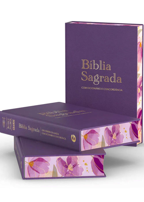 Biblia Sagrada (ARC) Roxa - Letra Grande - Dicionario e Concordancia