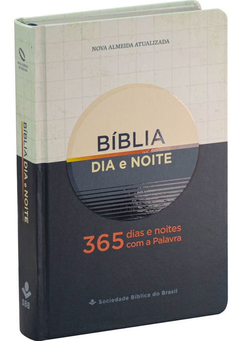 Biblia Dia e Noite (NAA) 365 dias e noites - Capa Dura Azul