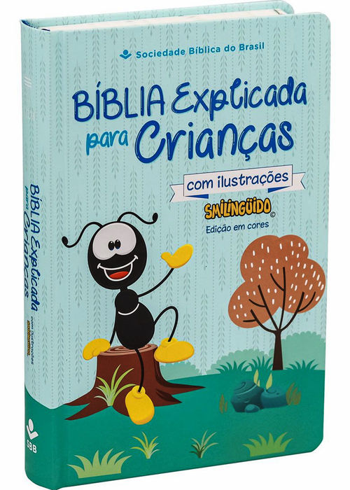 Biblia Explicada para Crianças (NTLH) Azul Smilinguido
