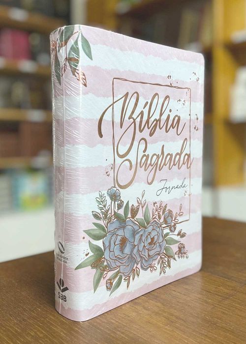 Bíblia Sagrada Jornada (NAA) Capa Luxo - Aguarela