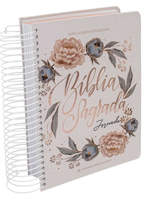Biblia Sagrada (NAA) Jornada Espiral Flores