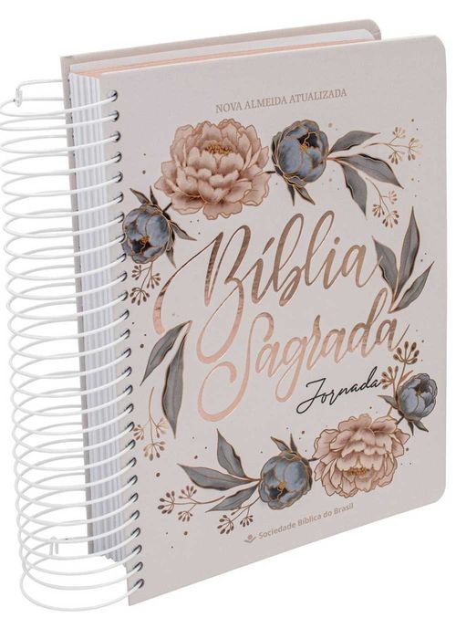 Biblia Sagrada (NAA) Jornada Espiral Flores
