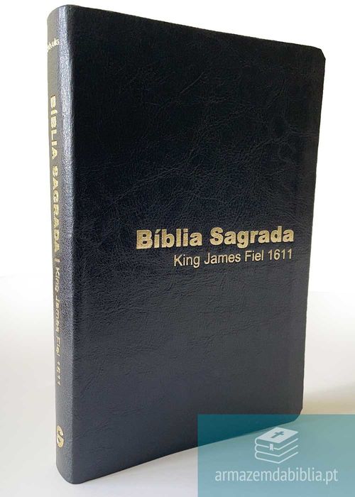 Biblia Sagrada (King James 1611) Luxo - Preta