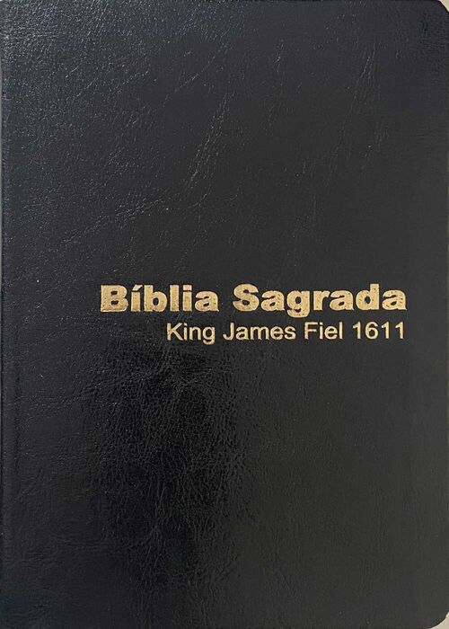 Biblia Sagrada (King James 1611) Luxo - Preta