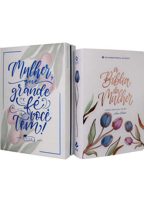 Biblia da Mulher (NAA) Nova Edição Pequena - Branca