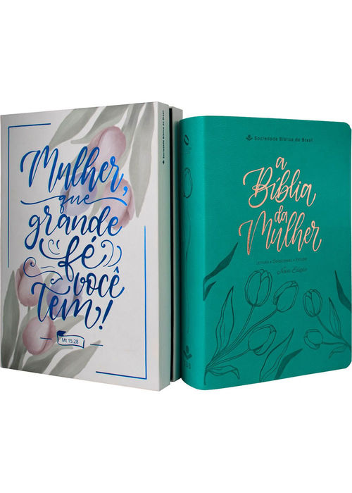 Biblia da Mulher (NAA) Nova Edição Turquesa