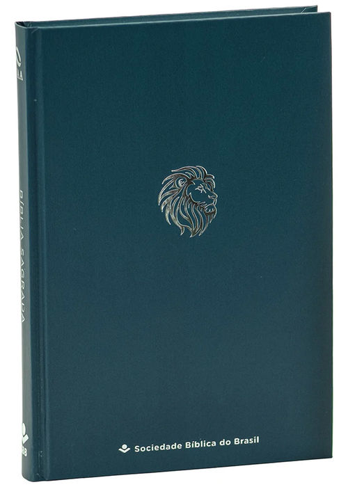 Biblia Sagrada (NAA) Capa Dura Azul Petroleo