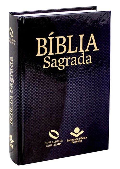Biblia Sagrada (NAA) Capa Dura Preta Carbono