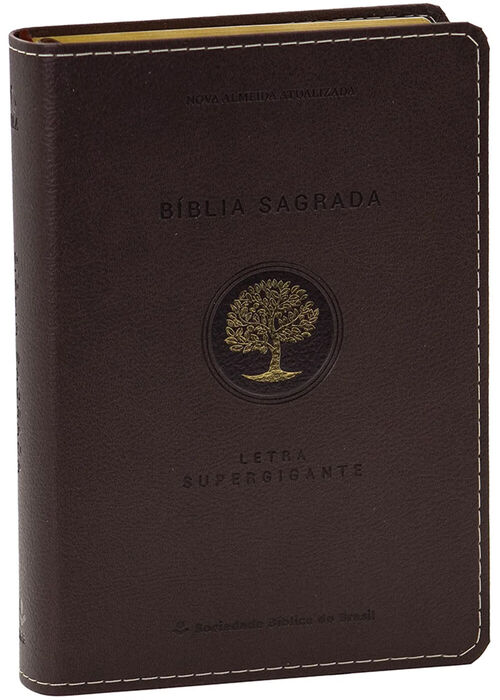 Biblia Sagrada (NAA) Letra Super Gigante Vinho