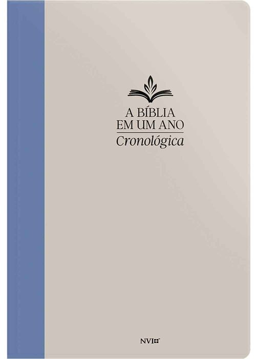 Biblia em Um Ano - Cronológica Capa Dura Cinza
