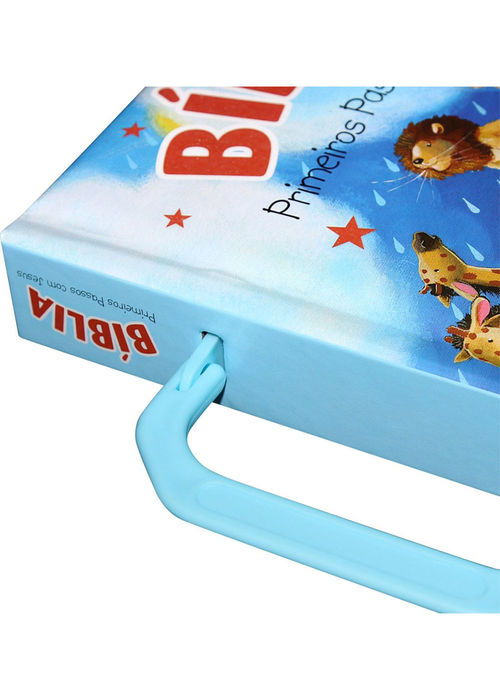 Biblia Primeiros Passos com Jesus - Alça Azul