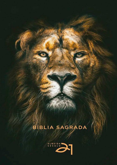 Biblia Sagrada Almeida Século 21 Capa Dura Leão c/ Refs. Cruzadas