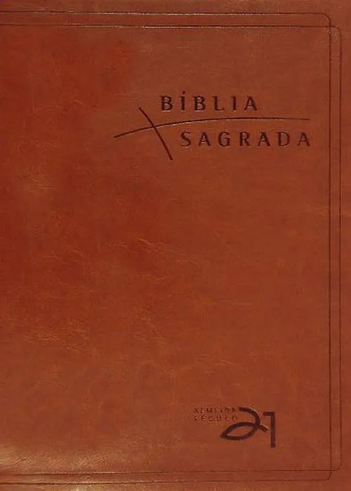 Biblia Sagrada Almeida Século 21 Castanho c/ Refs. Cruzadas