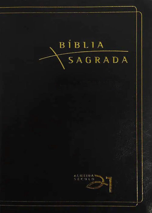 Biblia Sagrada Almeida Século 21 Preta c/ Refs. Cruzadas