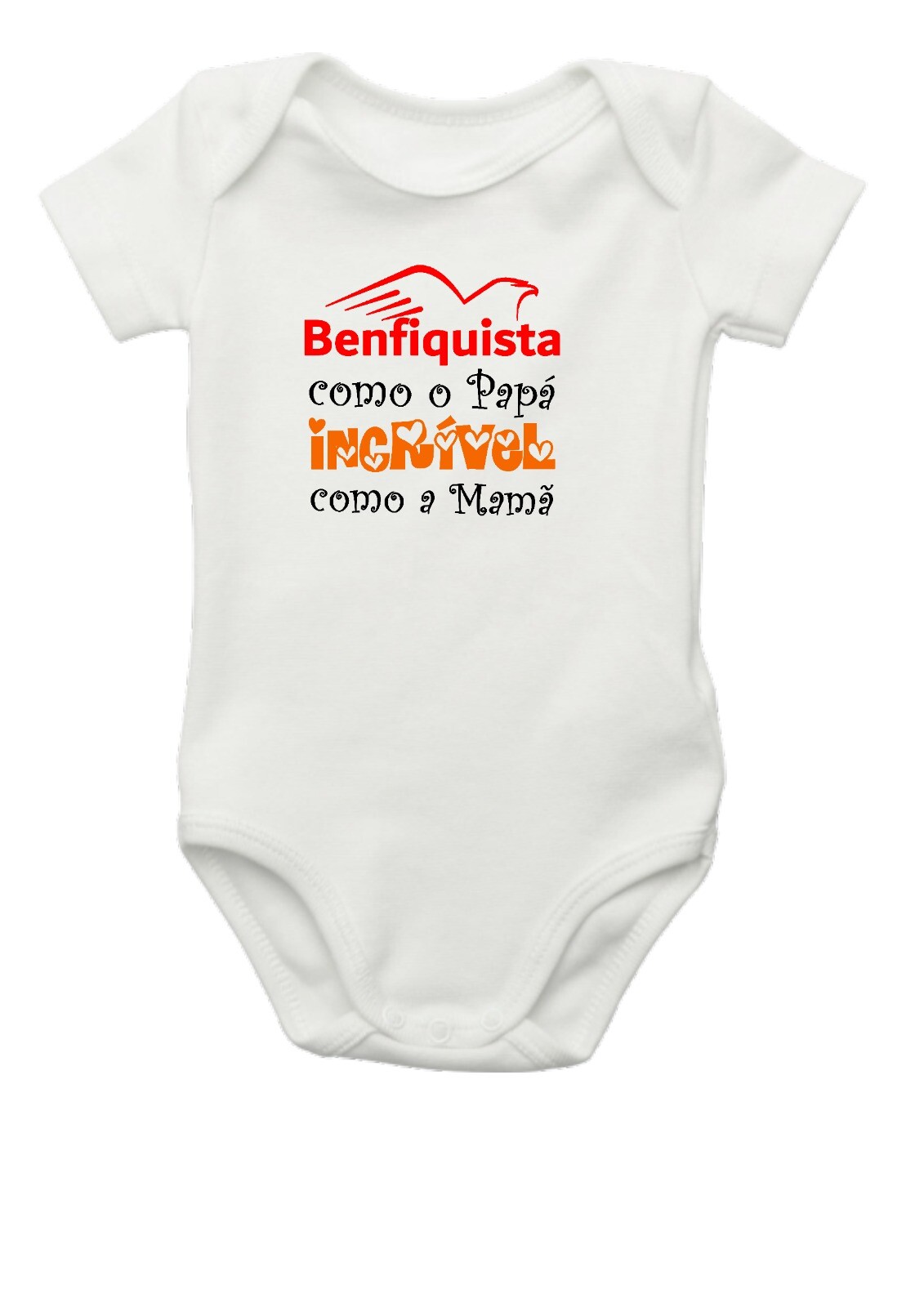 Body Pais Benfiquistas - body benfica - body equipa de futebol