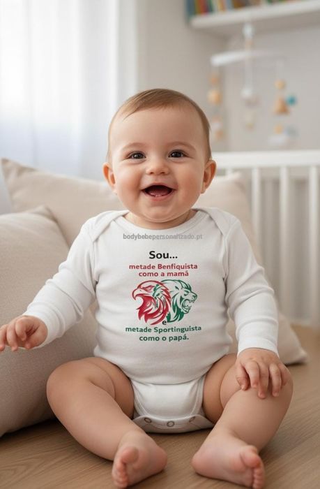 body personalizado sporting e benfica