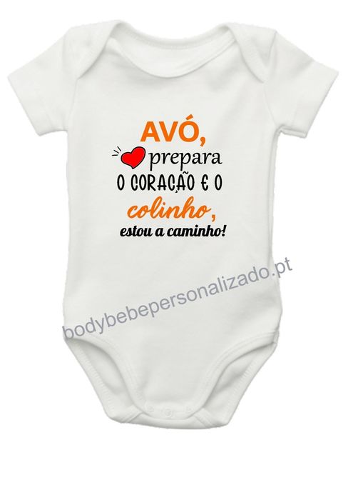 Body prepara o coração e o colinho - body anunciar gravidez aos avós portugal