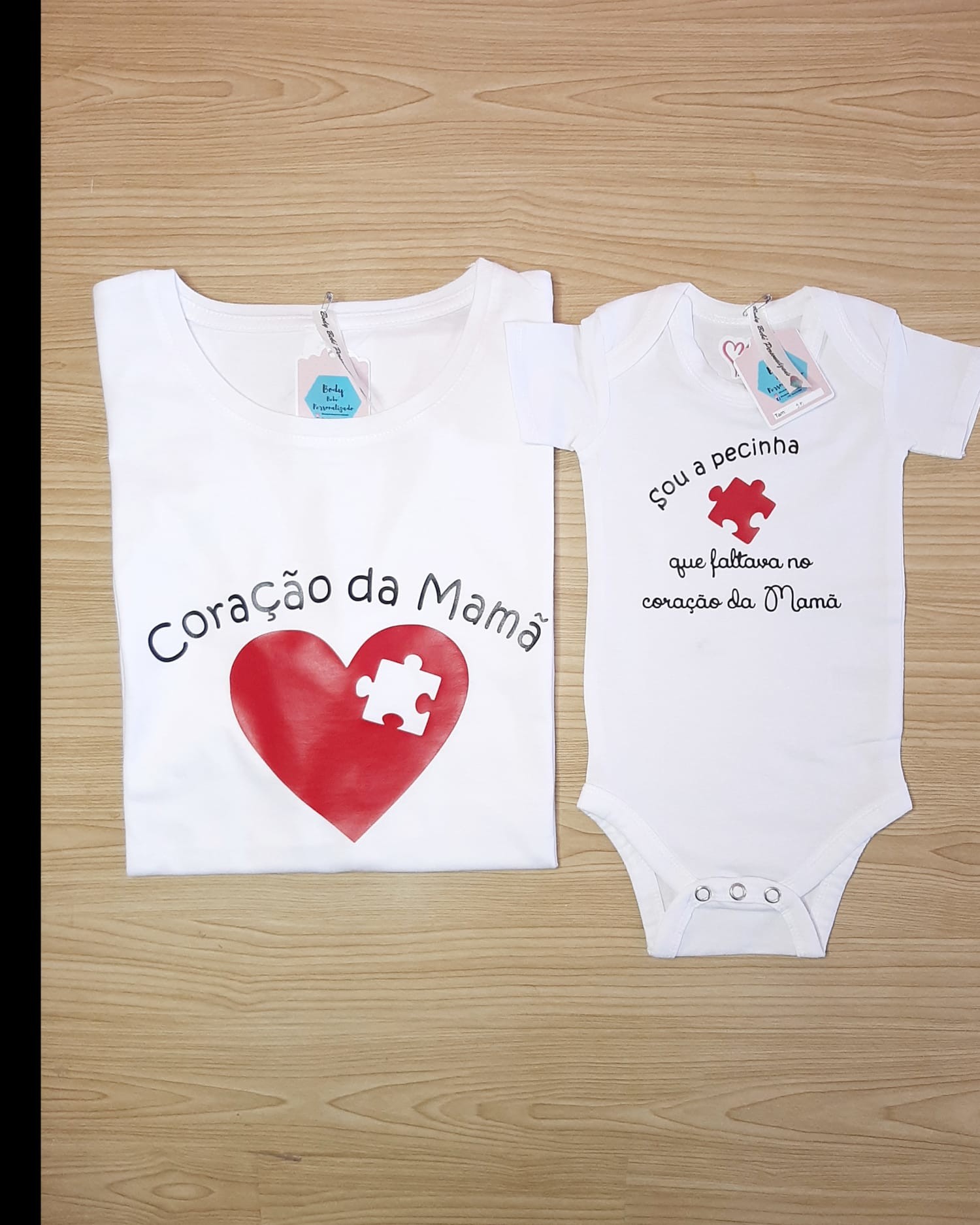 Dia das Mães - Coração Puzzle Mamã
