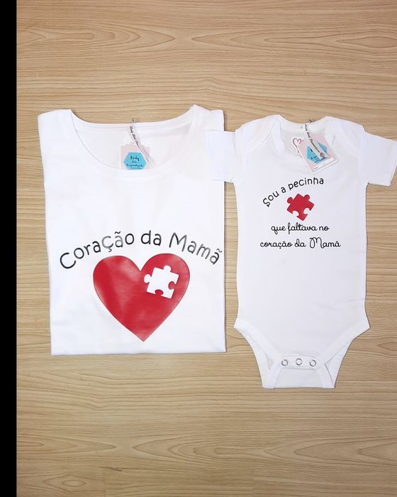 Dia das Mães - Coração Puzzle Mamã