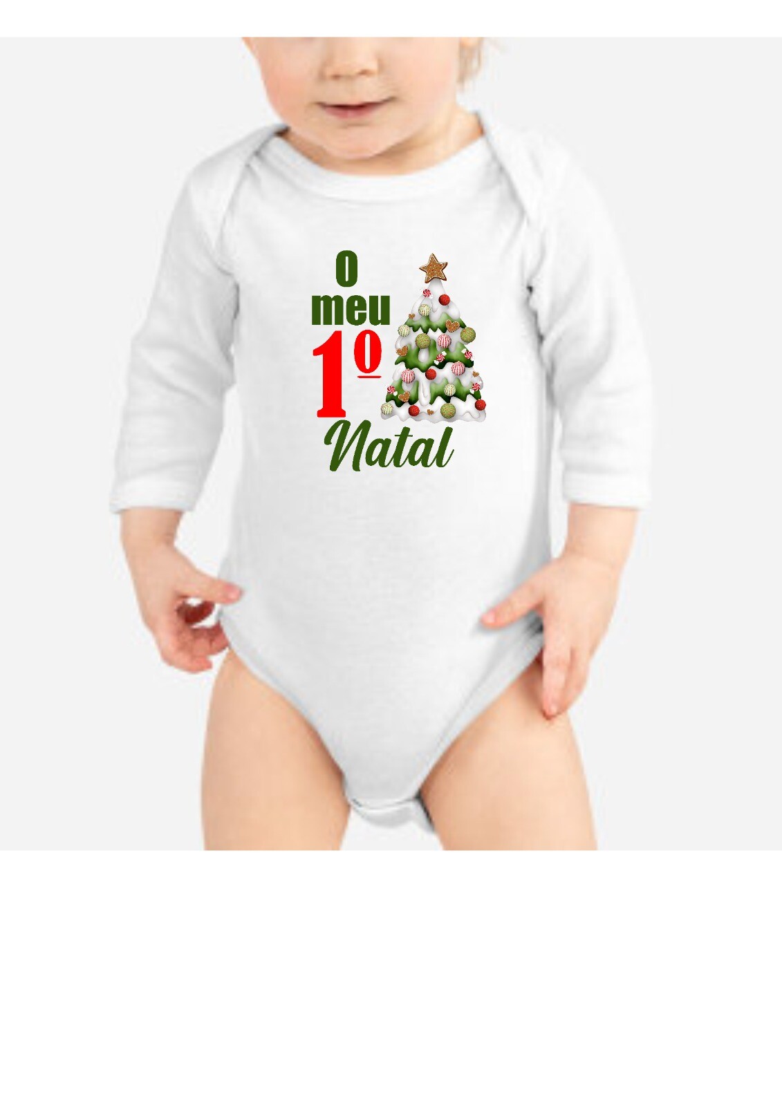 o Meu primeiro Natal Árvore - body natal - prendas de natal originais