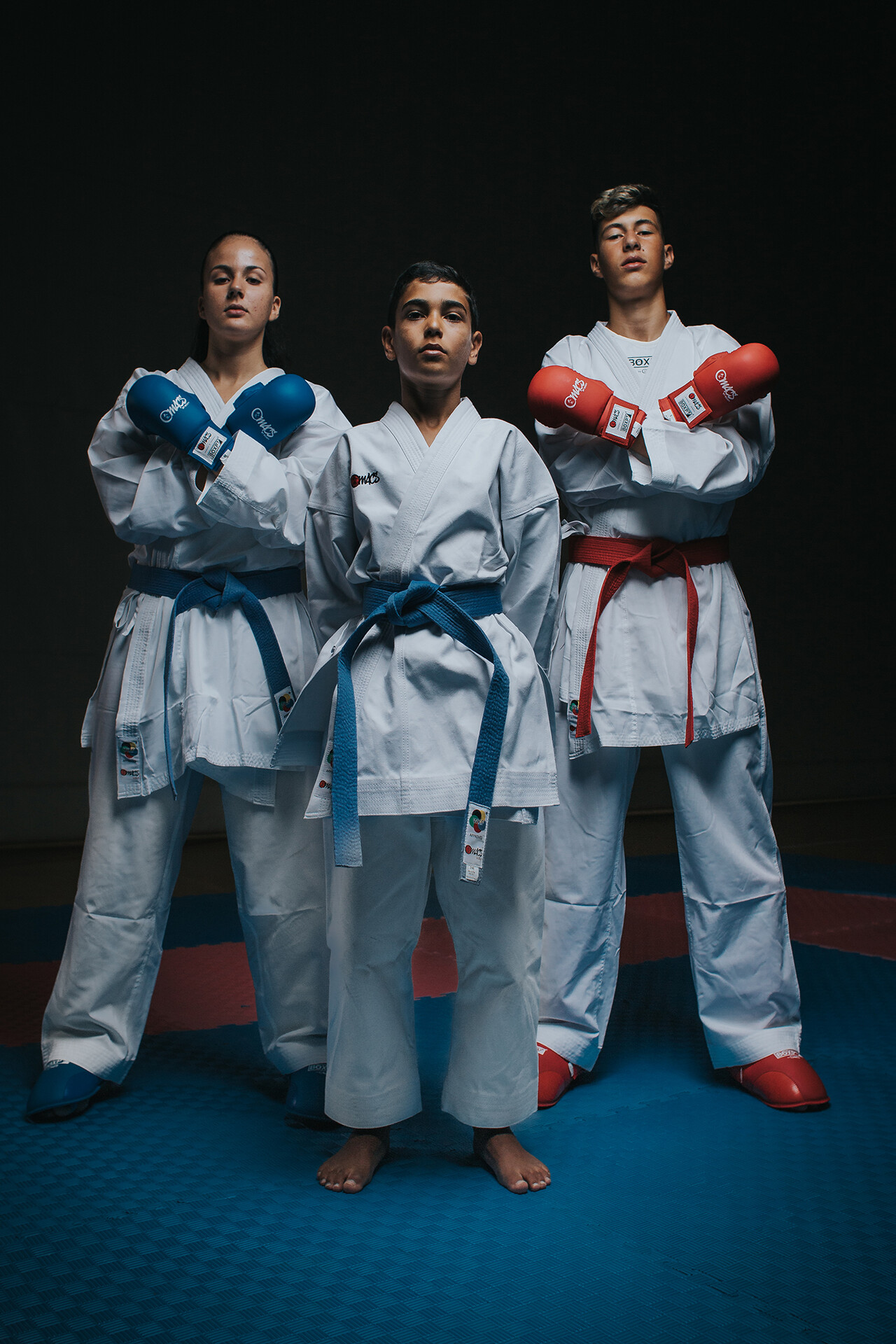 UNBOSTEN Protege Tibia Boxe MMA，Protège Tibia Pied Boxe，Shin Instep  Protection pour Le Kickboxing, l'entraînement, Le BJJ, l'équipement de Boxe  et Les Arts Martiaux-Red