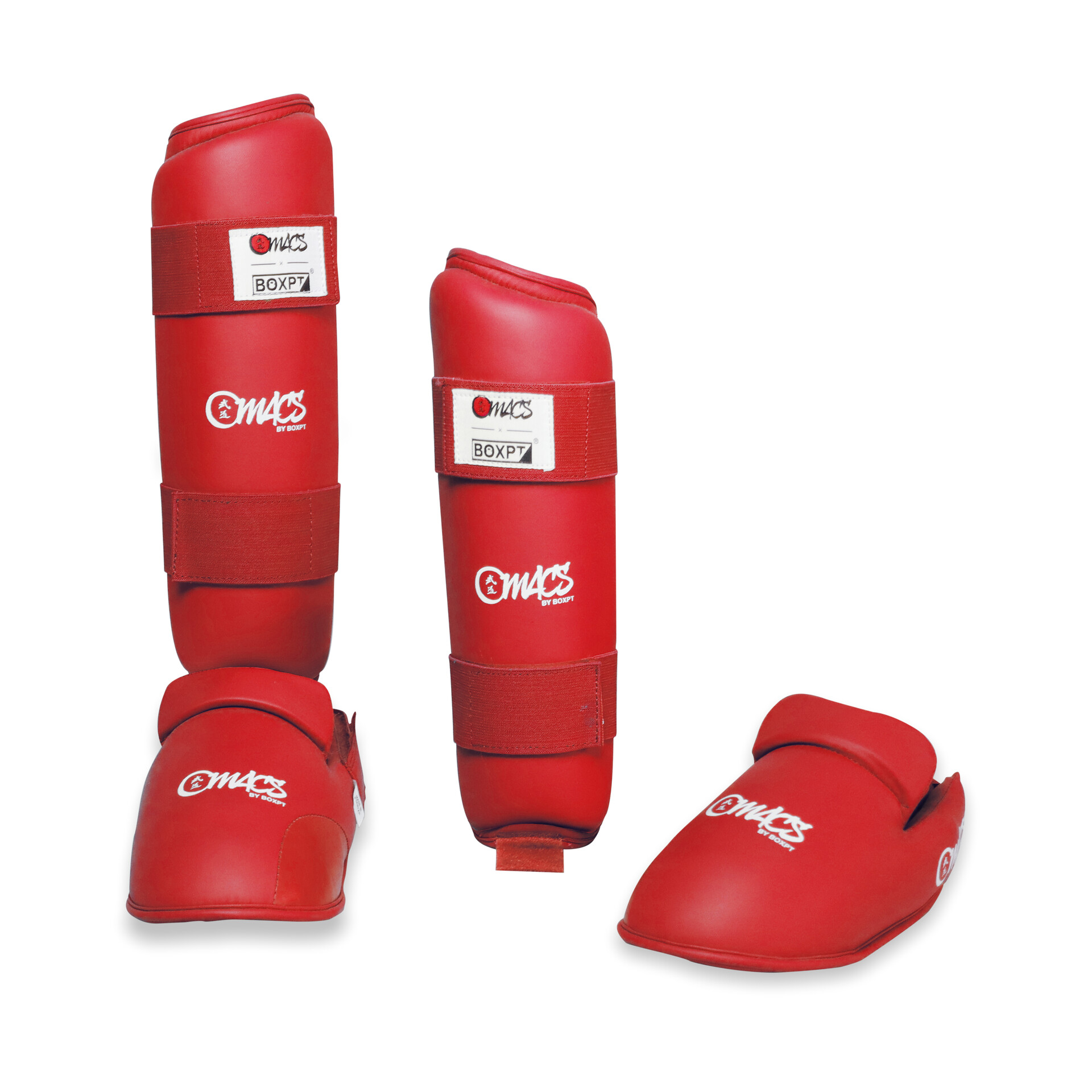 Ensemble d¿équipements de sport de combat (gants, protège-tibias