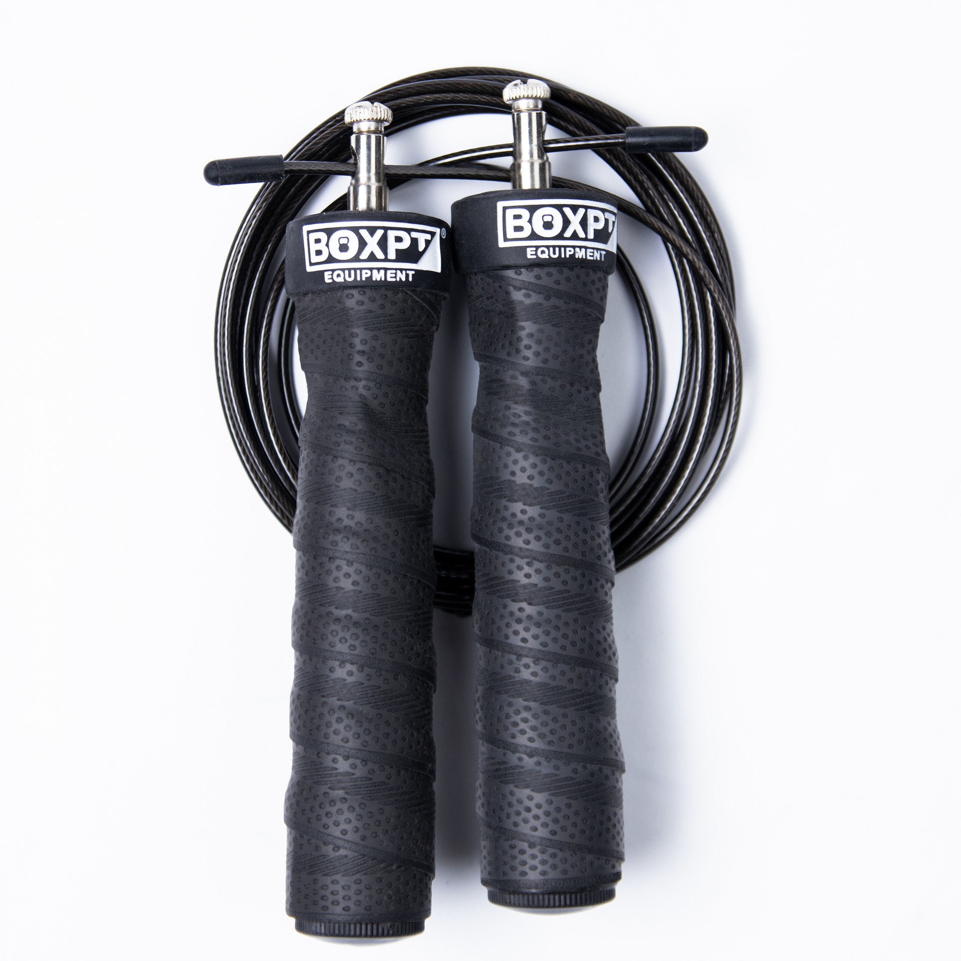 TRIXES Speed Rope Corde à Sauter Rapide Boxe Saut Exercice Fitness  Plastique Noir