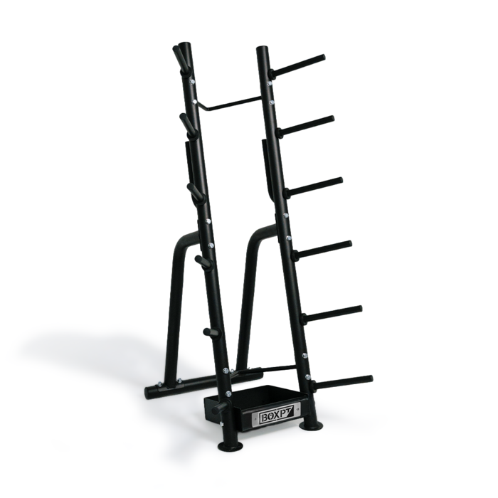 Storage Rack for Bars and Weights – 15 Pump Set