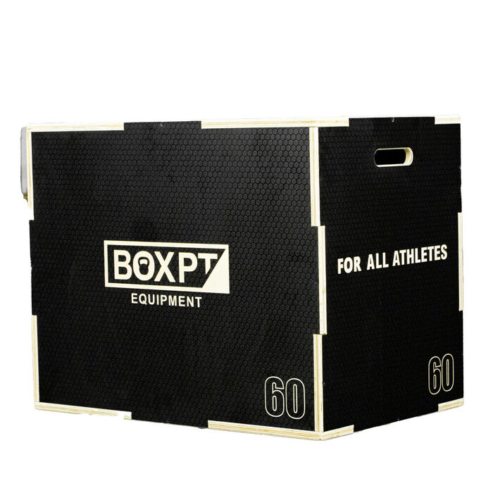 Black Wooden Plyo Box