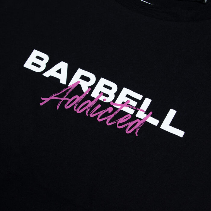 T Shirt Mulher L Dawn Barbell Addicted