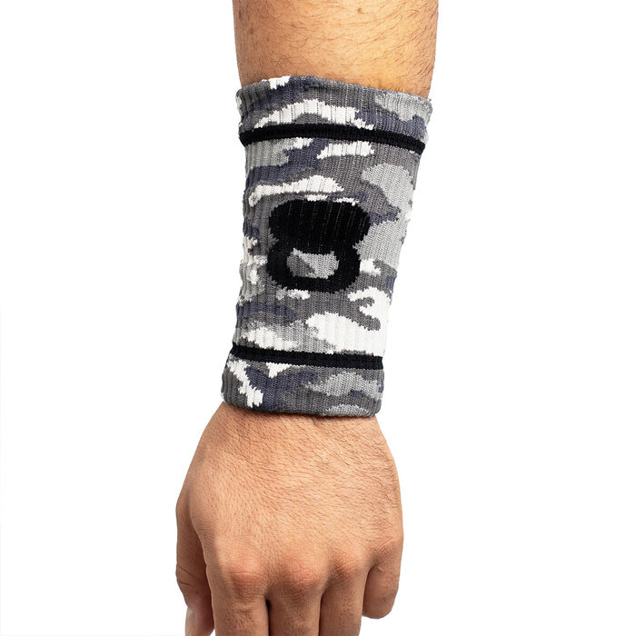 Wrist Bands Grey Camo