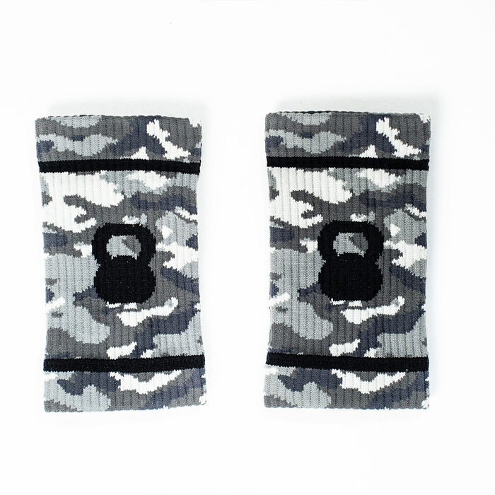 Wrist Bands Grey Camo
