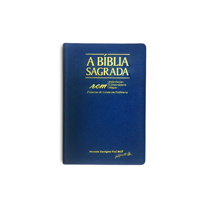 Bíblia de Estudo | ACF | Letra Grande | Azul