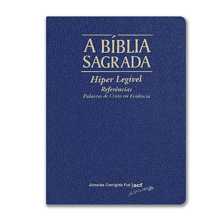 Bíblia Sagrada | ACF | Hiper Legível | Azul