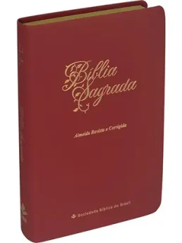 Bíblia Sagrada | ARC | Letra Gigante | Linha Ouro | Vermelho