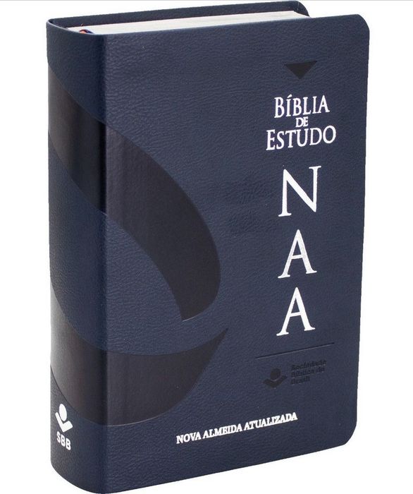 Bíblia de Estudo | NAA | Letra Média | Azul Aston