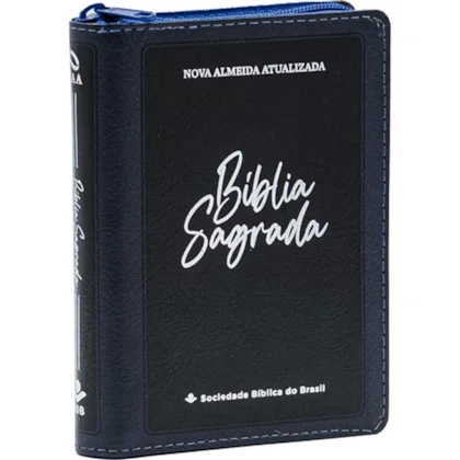 Bíblia Sagrada | NAA | Letra Maior | Azul Escuro | C/Fecho