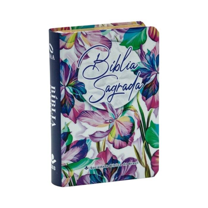Bíblia Sagrada de Bolso | NAA | Flores Lilás