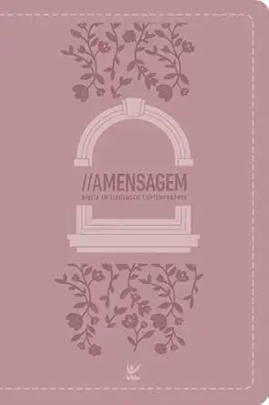 Bíblia de Estudo | A Mensagem | Letra Gigante | Rosa