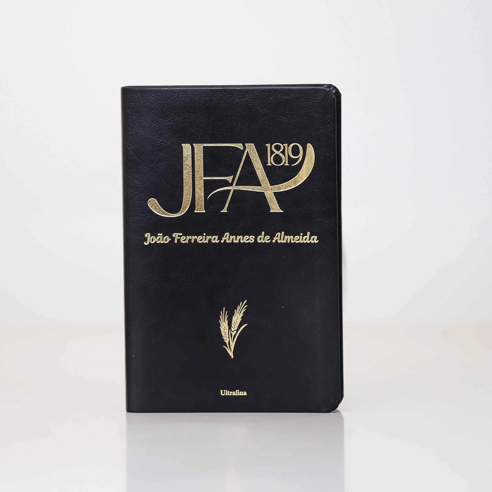 Bíblia Sagrada | JFA 1819 | Letra Média | Capa de Luxo | Preto | Estilo Slim