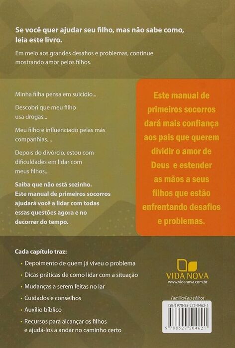Manual dos Primeiros Socorros para Pais | Janna Kinner